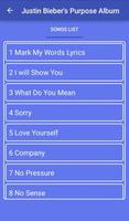 Purpose Album - Justin Bieber スクリーンショット 1