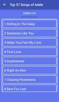 Top 57 Songs of Adele Screenshot 1