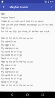 2 Schermata Meghan Trainor Song Lyrics