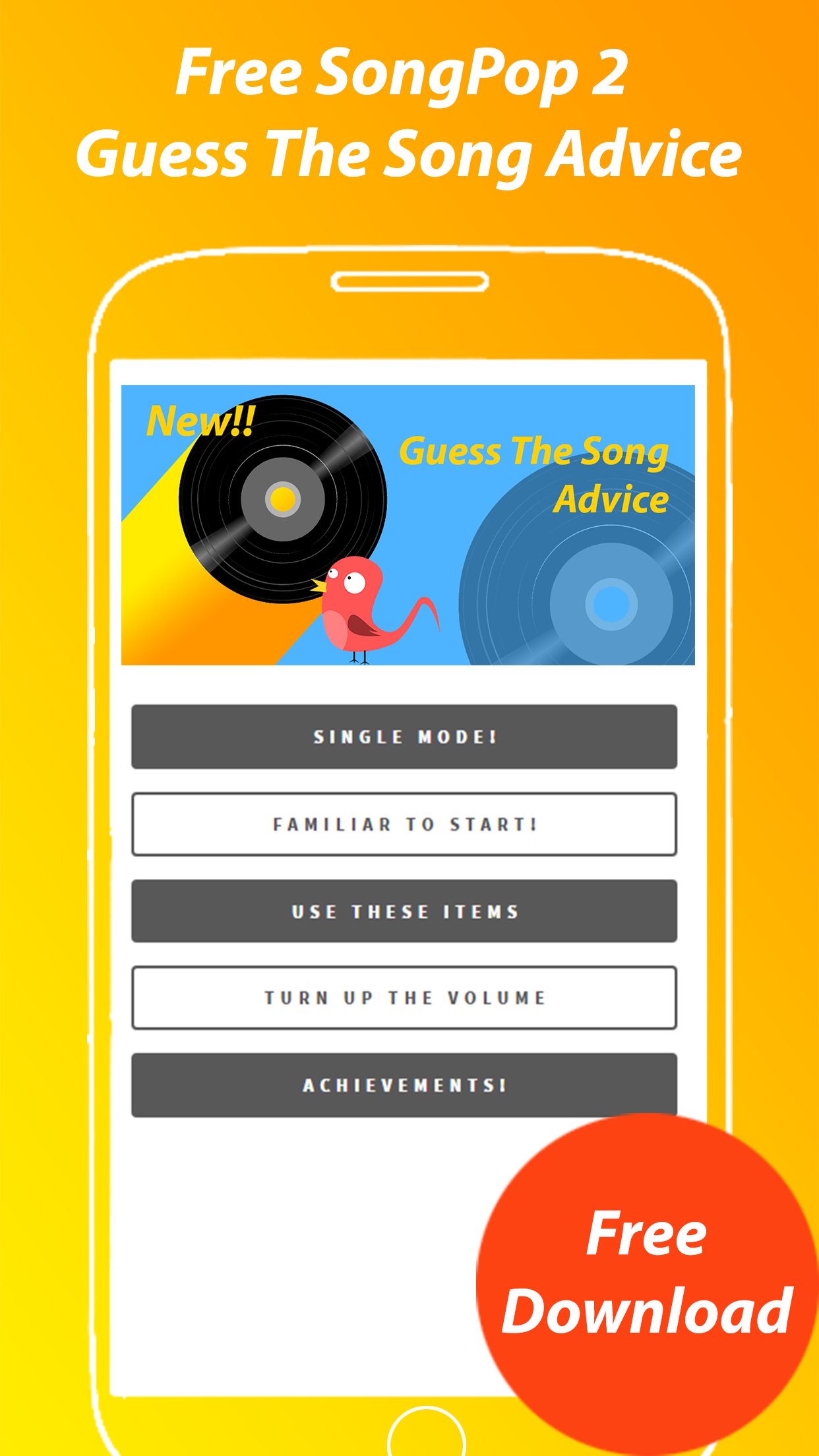 Free SongPop 2 Guess song Tips APK for Android Download