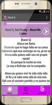 Letra Ahora Me Llama Karol G APK per Android Download