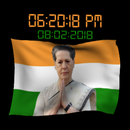 Sonia Gandhi Flag Live Wallpapers - Congress APK