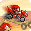 Knuckles and sonic racing