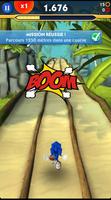 Super Sonic Dash Runners Adventure 3D captura de pantalla 1