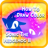 How To Draw Color Sonic The Hedgehog icon