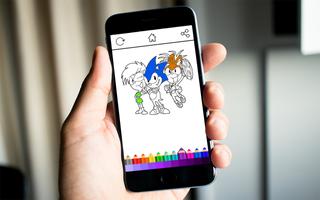 Coloring Sonic Kids скриншот 1