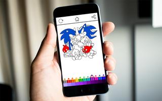 Coloring Sonic Kids screenshot 2