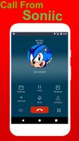 Call Free From Sonic Call Fake screenshot 1
