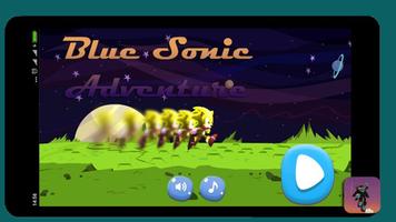 Blue Sonic Adventure Poster