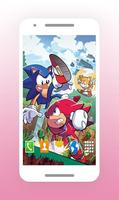 Wallpaper Fan Art For Sonic Games capture d'écran 1