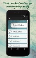 Biceps Workout Guide capture d'écran 1