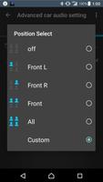 Advanced car audio setting capture d'écran 3