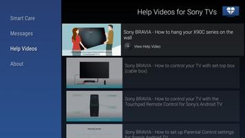 TV Care by Sony syot layar 1