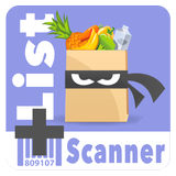 Grocery list with photos and prices Zeichen