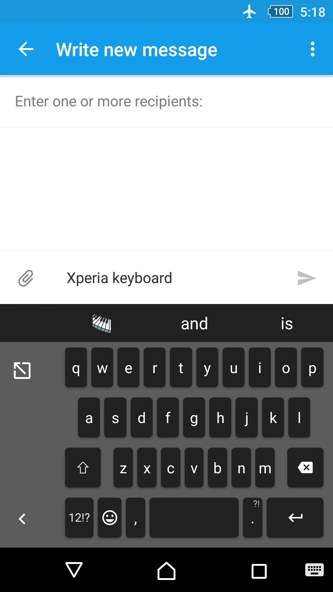 Xperia™ Tastatur für Android - APK herunterladen