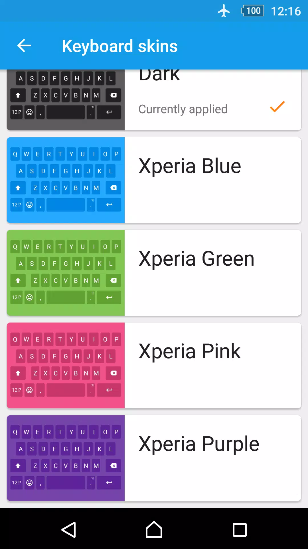 Descarga de APK de Teclado de Xperia™ para Android