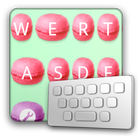 MacaronStrawberry keyboard ski-icoon