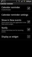 Calendar reminder Smart Extras स्क्रीनशॉट 2