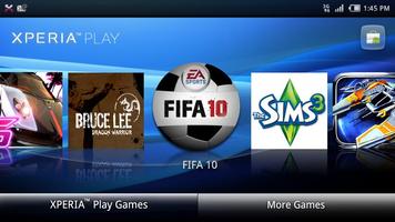 Xperia™ PLAY games launcher poster