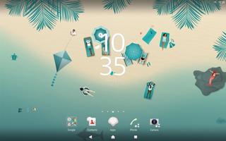 XPERIA™ Magical Summer Theme imagem de tela 2