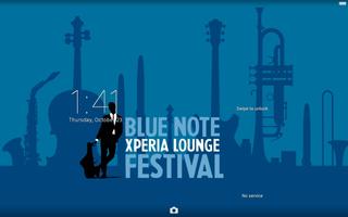 XPERIA™ Blue Note Theme الملصق