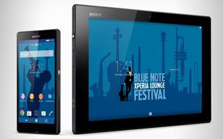 XPERIA™ Blue Note Theme Screenshot 1