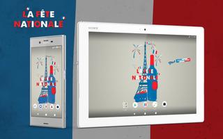 XPERIA™ La Fête Nationale Theme تصوير الشاشة 3