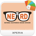 XPERIA™ Pixels NERD Theme