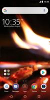 XPERIA™ The Four Elements - Fire Theme الملصق