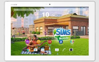 XPERIA™ The Sims Mobile Theme Ekran Görüntüsü 3