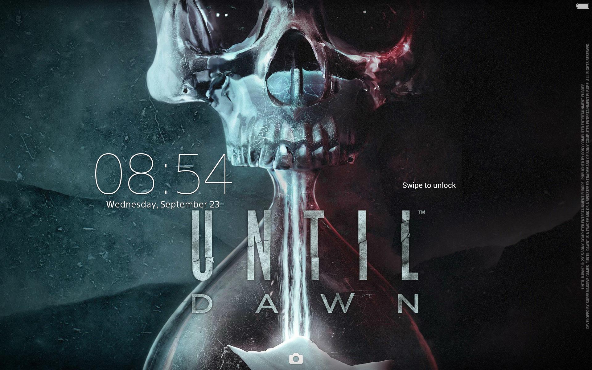 Down тема. Until Dawn карта.