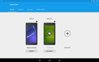 برنامه‌نما Xperia Link™ عکس از صفحه