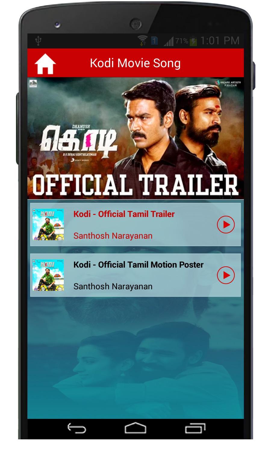 Kodi Tamil Movie Songs for Android - APK Download