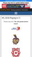CSK Playing in 11 Players and Fixture/Matches capture d'écran 1