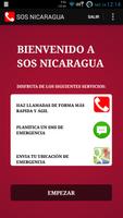 SOS NICARAGUA plakat
