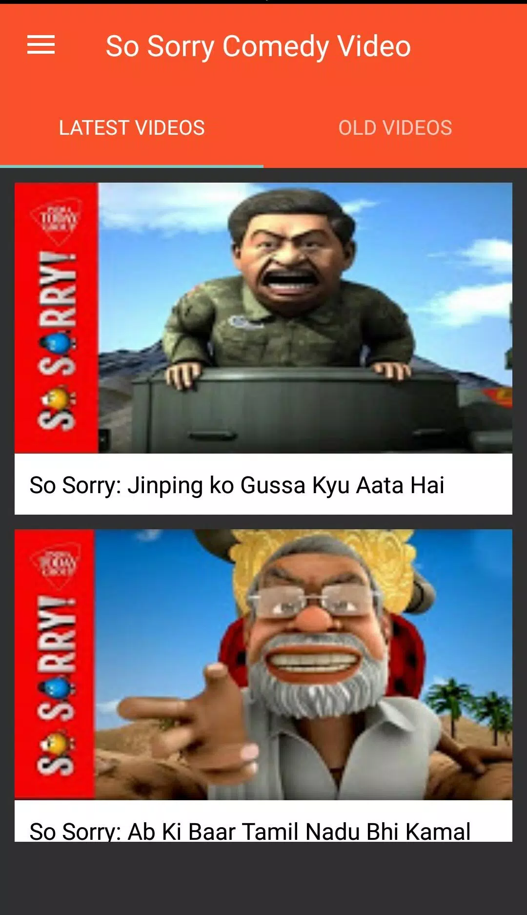 Political Comedy - So Sorry Funny Videos APK for Android Download