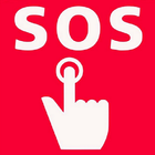 Bouton d'urgence SOS icône