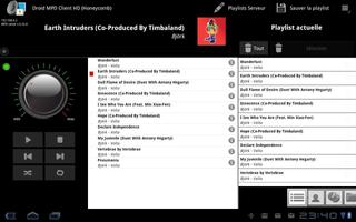 Droid MPD Client HD Free capture d'écran 1