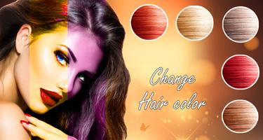 Beautiful Change Hair Color الملصق