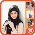 Hijab Fashion Suit Photo icône