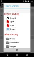 Sort files by folders Cartaz