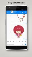 Autocollants pour Messenger Affiche