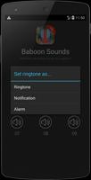 Baboon sound ringtones 스크린샷 1