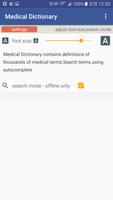 Medical Dictionary Offline capture d'écran 1