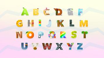 Poster Alphabet Learning Flashcards