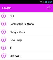 Davido - Fall Songs-poster