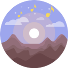 Sounds and videos for relaxati icon