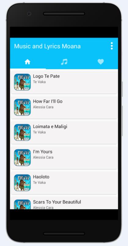 music lyrics for moana ost apk download free music audio app