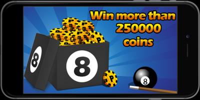 Coins 8 Ball Pool Gift Prank Affiche