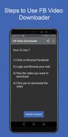 Facebook Video Downloader in HD Quality постер